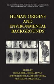 Cover von Human Origins and Environmental Backgrounds