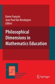 Cover von Philosophical Dimensions in Mathematics Education
