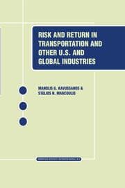 Cover von Risk and Return in Transportation and Other US and Global Industries