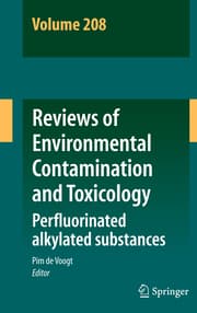 Cover von Reviews of Environmental Contamination and Toxicology Volume 208