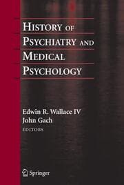 Cover von History of Psychiatry and Medical Psychology