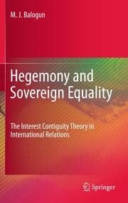 Cover von Hegemony and Sovereign Equality