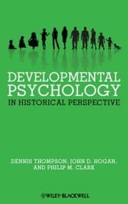 Cover von Developmental Psychology in Historical Perspective