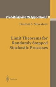 Cover von Limit Theorems for Randomly Stopped Stochastic Processes