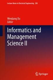 Cover von Informatics and Management Science II