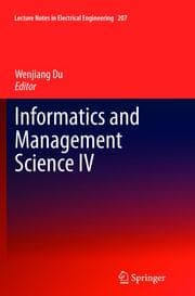 Cover von Informatics and Management Science IV