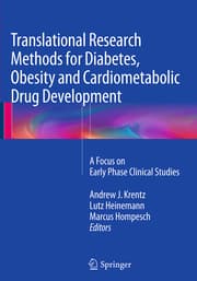 Cover von Translational Research Methods for Diabetes, Obesity and Cardiometabolic Drug Development