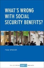Cover von What's Wrong with Social Security Benefits?
