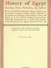 Cover von History of Egypt, Chaldea, Syria, Babylonia, and Assyria, Vol. 9