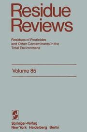 Cover von Residue Reviews