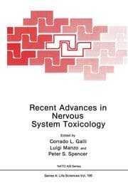 Cover von Recent Advances in Nervous System Toxicology