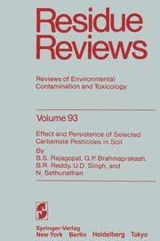 Cover von Residue Reviews