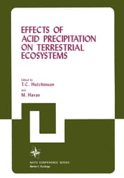 Cover von Effects of Acid Precipitation on Terrestrial Ecosystems