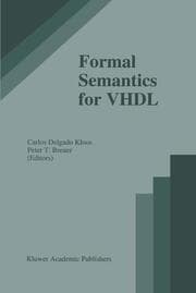 Cover von Formal Semantics for VHDL