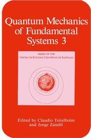 Cover von Quantum Mechanics of Fundamental Systems