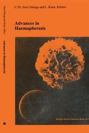 Cover von Advances in haemapheresis