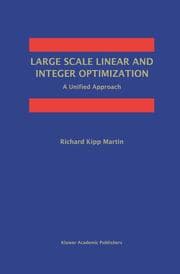 Cover von Large Scale Linear and Integer Optimization: A Unified Approach