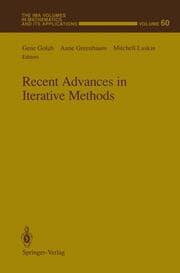 Cover von Recent Advances in Iterative Methods