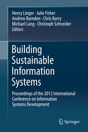 Cover von Building Sustainable Information Systems
