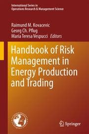 Cover von Handbook of Risk Management in Energy Production and Trading
