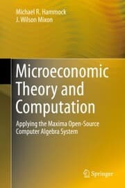 Cover von Microeconomic Theory and Computation