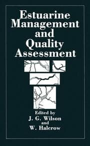 Cover von Estuarine Management and Quality Assessment