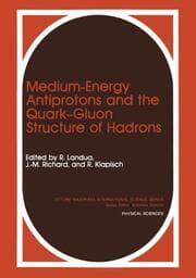 Cover von Medium-Energy Antiprotons and the QuarkGluon Structure of Hadrons