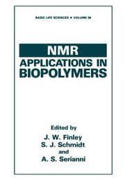 Cover von NMR Applications in Biopolymers