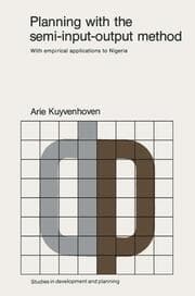 Cover von Planning with the semi-input-output method