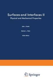 Cover von Surfaces and Interfaces II