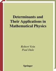 Cover von Determinants and Their Applications in Mathematical Physics