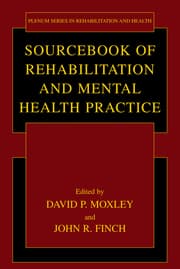 Cover von Sourcebook of Rehabilitation and Mental Health Practice