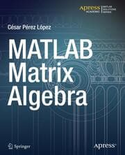 Cover von MATLAB Matrix Algebra