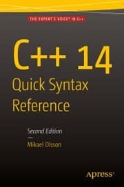 Cover von C++ 14 Quick Syntax Reference