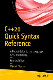 Cover von C++20 Quick Syntax Reference