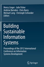 Cover von Building Sustainable Information Systems