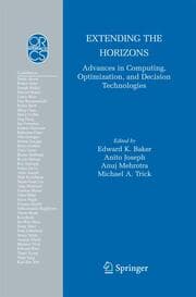 Cover von Extending the Horizons: Advances in Computing, Optimization, and Decision Technologies