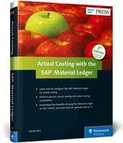 Cover von Actual Costing with the Material Ledger in SAP ERP