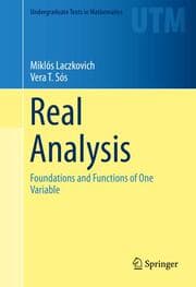 Cover von Real Analysis