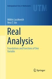Cover von Real Analysis