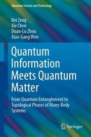 Cover von Quantum Information Meets Quantum Matter