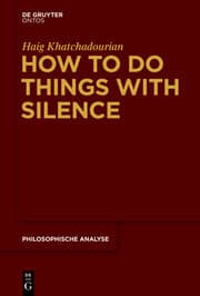 Cover von How to Do Things with Silence