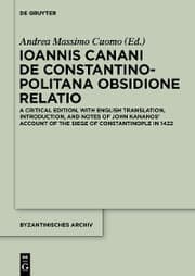 Cover von Ioannis Canani de Constantinopolitana obsidione relatio