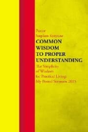 Cover von Common Wisdom to Proper Understanding