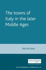Cover von The towns of Italy in the later Middle Ages