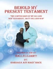 Cover von Behold My Present Testament