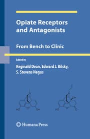 Cover von Opiate Receptors and Antagonists
