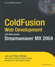 Cover von ColdFusion MX Web Development with Dreamweaver