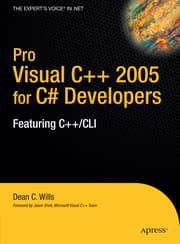Cover von Pro Visual C++ 2005 for CSharp Developers