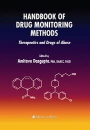 Cover von Handbook of Drug Monitoring Methods
